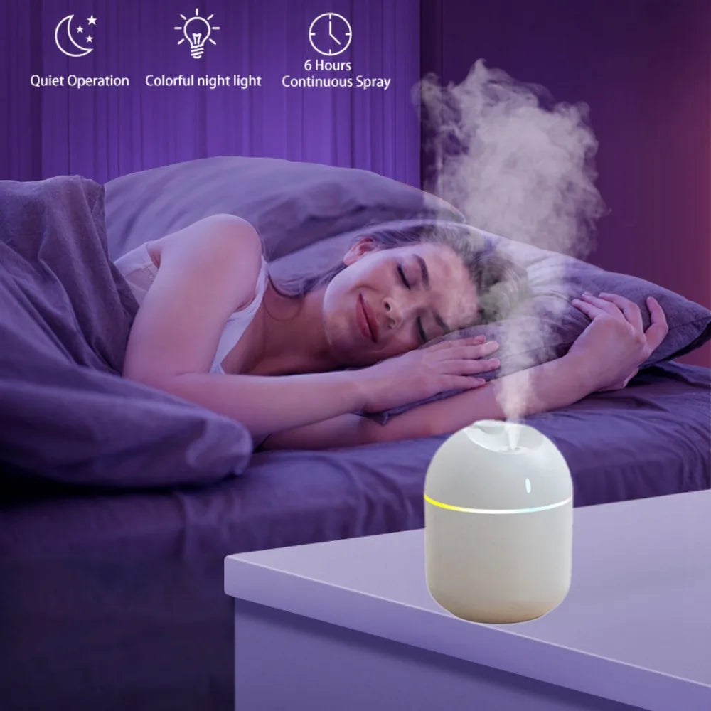 Humidificador con luces led