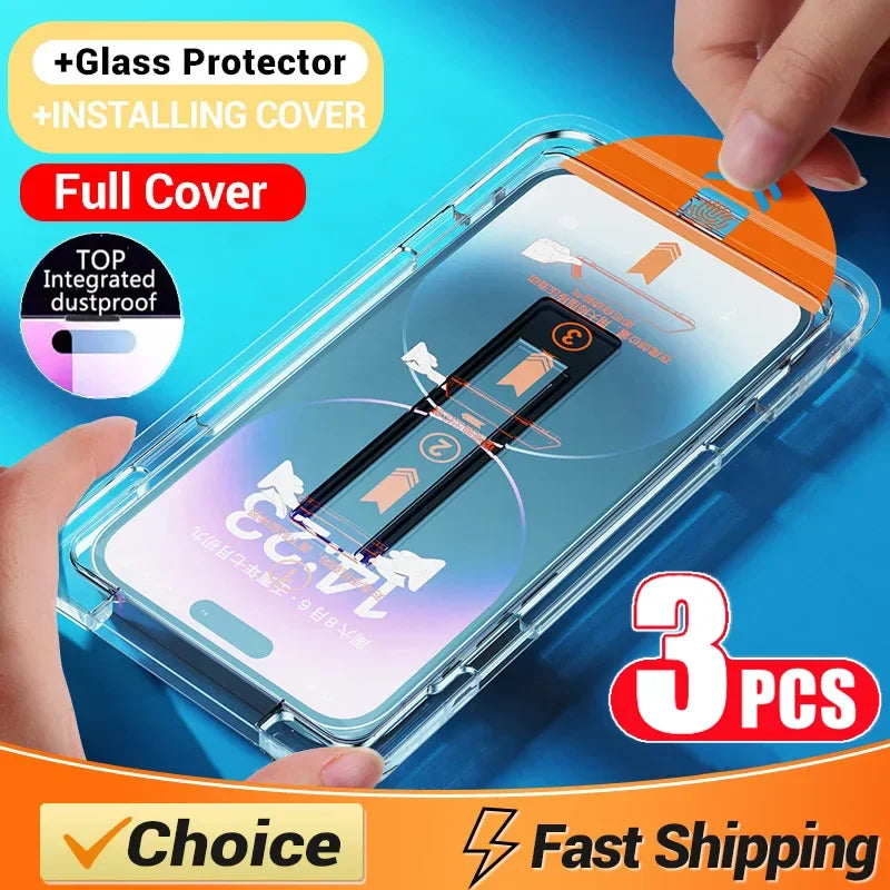 Protectores pantalla con instalación rápida