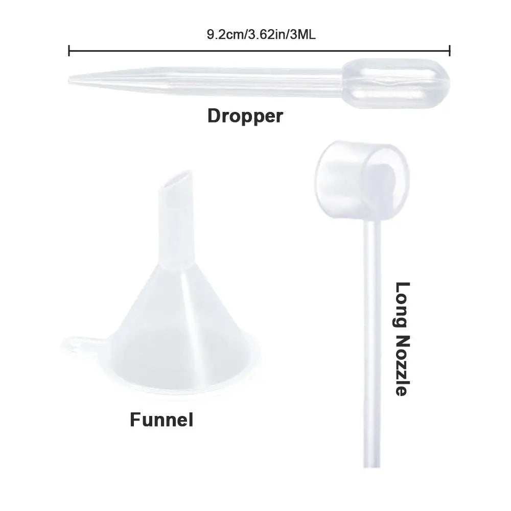 Botella de perfume recargable de muestra